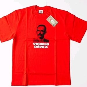 Virgilio Davila Red Graphic T-Shirt
